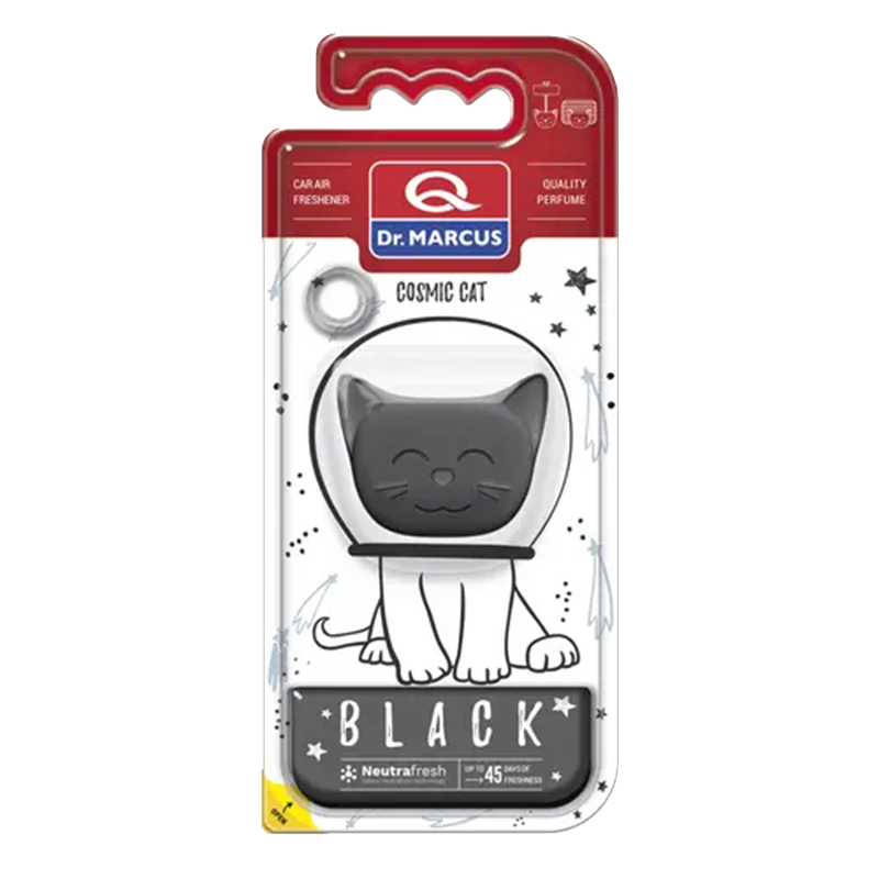 Ароматизатор за кола котка Dr. Marcus с аромат „Black“