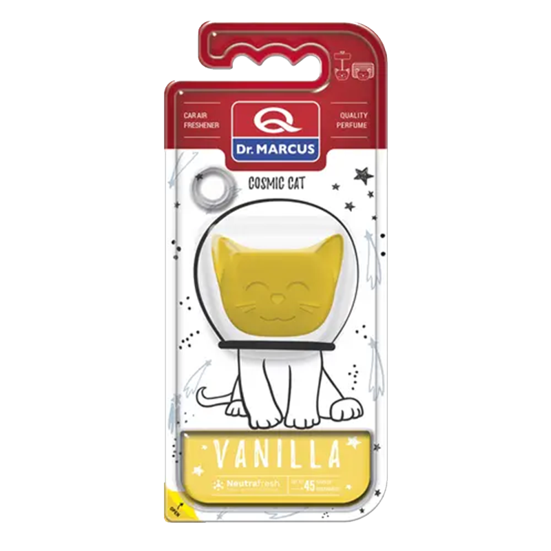 Ароматизатор за кола котка Dr. Marcus с аромат „Ванилия“