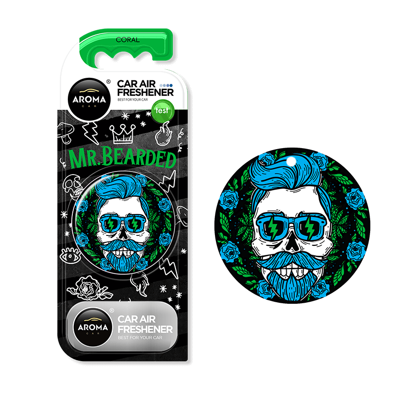 Aroma  Mr. Bearded - Coral┃За Вентилация