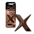 X-образен освежител за въздух за кола с оригинална опаковка на бял фон