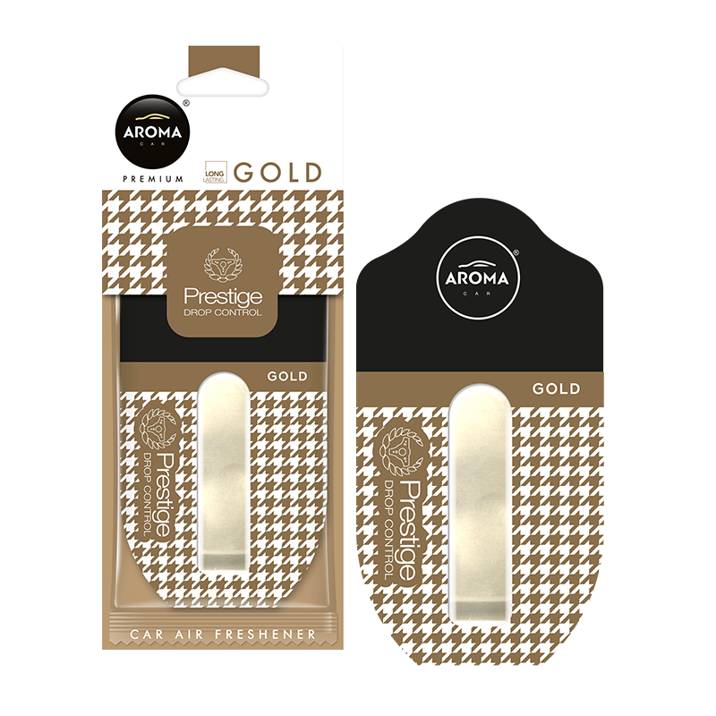 Aroma Prestige Drop Control - Gold┃Висящ ароматизатор