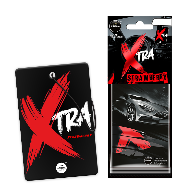Опаковка и автомобилен ароматизатор Xtra Ягода